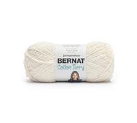 Bernat Cotton Terry Cotton Yarn - 3 Pack of 120 g / 4.2 oz - 47% Cotton 32% Acrylic 21% Nylon - #4 Worsted (Medium) - 209m /229Yards - for Knitting, Crochet and Amigurumi