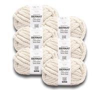 Bernat Extra Thick Oatmeal Yarn - 1 Pack of 1200 g / 42.36 oz - 100% Polyester - #7 Jumbo - 144 Yards - Chunky Yarn for Hand Knitting/Crochet
