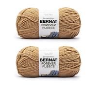 Bernat Forever Fleece Bergamot Yarn - 2 Pack of 280g/9.9oz - Polyester - 6 Super Bulky - 194 Yards - Knitting/Crochet