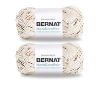 Bernat Handicrafter Cotton Big Ball Sonoma Print Yarn - 2 Pack of 340g/12oz - Cotton - 4 Medium (Worsted) - 608 Yards - Knitting/Crochet