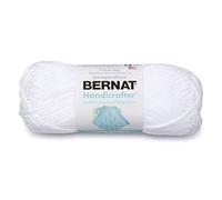 Bernat Handicrafter Cotton Yarn, Solid, 1.7 Ounce, White, Single Ball