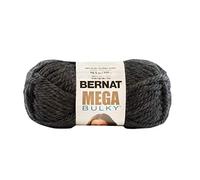 Bernat Mega Bulky Ball of Yarn- 300g- Dark Grey Heather