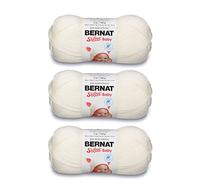Bernat Softee Baby Antique White Yarn - 3 Pack of 141g/5oz - Acrylic - 3 DK (Light) - 362 Yards - Knitting/Crochet