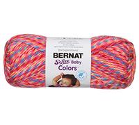 BERNAT Softee Baby Colors Yarn, 4.2 Ounce, Pink Rainbow, 100% acrylic, 120G