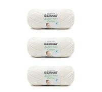 Bernat Softee Baby Cotton Cotton Yarn - 3 Pack of 120g/4.25oz - Blend - 3 DK (Light) - 254 Yards - Knitting/Crochet