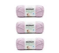 Bernat Softee Baby Cotton Soft Plum Yarn - 3 Pack of 120g/4.25oz - Blend - 3 DK (Light) - 254 Yards - Knitting/Crochet
