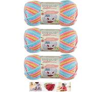 BERNAT SOFTEE BABY - PACK OF 3 BALLS - 120G EACH BALL - CANDY BABY VARG