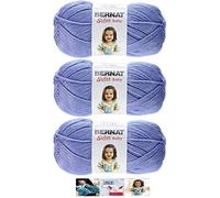 BERNAT SOFTEE BABY - PACK OF 3 BALLS - 140G EACH BALL,MAUVE,11 x 9 x 3 inches