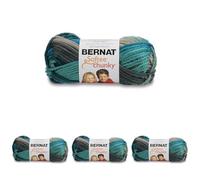 BERNAT Softee Chunky Ombre -80G- DEEP Waters (Pack of 4)