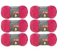 BERNAT SOFTEE CHUNKY- PACK OF 6 BALLS - 100G EACH BALL - HOT PINK