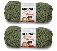 Bernat Softee Chunky Yarn - Forest, 100% Acrylic, 108 Yards