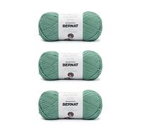 Bernat Softee Cotton Pool Green Yarn - 3 Pack of 120g/4.25oz - Nylon - 3 DK (Light) - 254 Yards - Knitting/Crochet