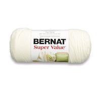 Bernat Spinrite Satin Solid yarn, acrylic, natural, 3 pieces