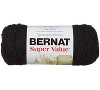 Bernat Super Value Solid Yarn-Dark Grey