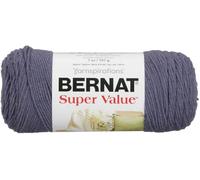 Bernat Super Value Solid Yarn - Steel Blue Heather - Pack of 3