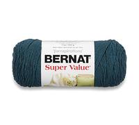 Bernat Super Value Solid Yarn-Teal Heather