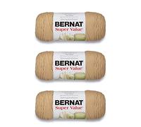 Bernat Super Value Yarn, 3 Pack, Dk Heather 3 Count