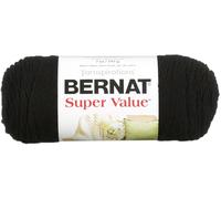 Bernat Super Value Yarn: Solids, Black