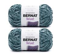 Bernat Velvet Frosted Pine Yarn - 2 Pack of 300g/10.5oz - Polyester - 5 Bulky - Knitting/Crochet