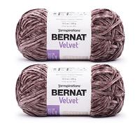 Bernat Velvet Mocha Yarn - 2 Pack of 300g/10.5oz - Polyester - 5 Bulky - Knitting/Crochet