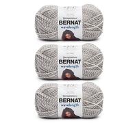 Bernat Wavelength Pearl Yarn - 3 Pack of 5oz/140g - Acrylic - #5 Bulky - 223 Yards - Knitting, Crocheting & Crafts
