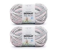 Bernat Yarn, Polyester, Baby Grays, 2 Pack
