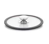 Berndes 20 cm Glass Lid with Black Silicon Rim