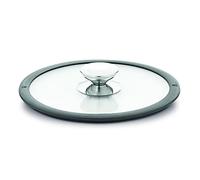 Berndes 28 cm Glass Lid with Black Silicon Rim