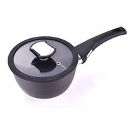 Berndes 21250 Balance Induction Enduro Stieltopf 16 cm Saucepan, Aluminium, Black