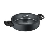 Berndes Frying Pan 28 cm, B.green Aluminium Recycled Induction Serving Pan Made from 100% Recycled Drinks Cans, Black