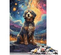 Bernedoodle Night Sky Jigsaw Puzzles For Adults 1000 Piece Jigsaws Puzzles 1000 Piece Puzzles For Adults Kids Puzzle Games Toys Gift 1000pcs (75x50cm)