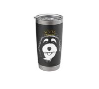Bernedoodle with Crown Stainless Steel Insulated Tumbler