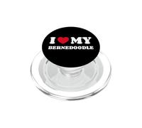 Bernedoodles Berner Mountain Poo I Love My Bernedoodle PopSockets PopGrip for MagSafe