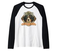 Berner Mom Bernese Mountain Dog Mama Raglan Baseball Tee