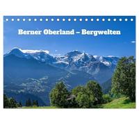Berner Oberland - Bergwelten (Tischkalender 2026 DIN A5 quer), CALVENDO Monatskalender: Die schönsten Ansichten der Berner Alpen