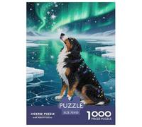 Bernese Mountain Dog 1000 Piece Jigsaw Puzzle For Adults Family Challenge Toys Stress Relief Puzzle Cultivate The Spirit of Teamwork for Men, Women, Elders, Seniors 70x50cm/1000pcs