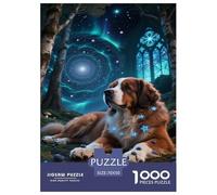 Bernese Mountain Dog 1000 Pieces Premium Jigsaw Age 12+ Cool Collage Effect, Fun Details, Educational, Challenging 70x50cm/1000pcs