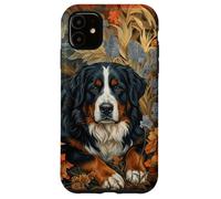 Bernese Mountain Dog Berner Oberland Floral Art Case for iPhone 11
