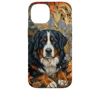 Bernese Mountain Dog Berner Oberland Floral Art Case for iPhone 14