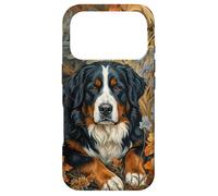 Bernese Mountain Dog Berner Oberland Floral Art Case for iPhone 17 Pro
