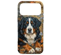 Bernese Mountain Dog Berner Oberland Floral Art Case for iPhone 17 Pro Max