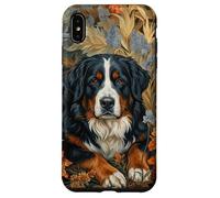 Bernese Mountain Dog Berner Oberland Floral Art Case for iPhone XS Max