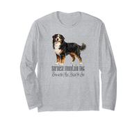 Bernese Mountain Dog Born in the Alps Roots Pet Design Long Sleeve T-Shirt