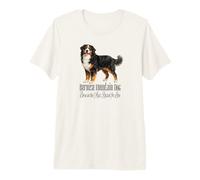 Bernese Mountain Dog Born in the Alps Roots Pet Design Premium T-Shirt