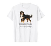 Bernese Mountain Dog Born in the Alps Roots Pet Design T-Shirt