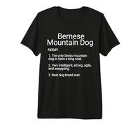 Bernese Mountain Dog Breed Definition Cute Puppy Bernese Premium T-Shirt