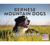 Bernese Mountain Dog Calendar 2026 Monthly Wall Calender 12 Month | American Made In The USA