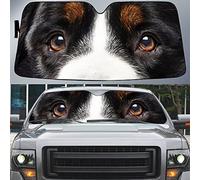 Bernese Mountain Dog Eyes Bernese Mountain'S Beautiful Eyes Front Windshield Sunshade Keep Cooler Sun Visor Protector Foldable Cover Visor Sunshades Universal For Truck Summer Cars S