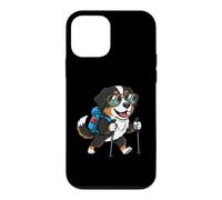 Bernese Mountain Dog Hiking Mascot Cute Outdoor Camping Natu Case for iPhone 12 mini