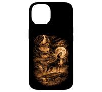 Bernese Mountain Dog Howling Berner Dog Fantasy Wilderness Case for iPhone 14